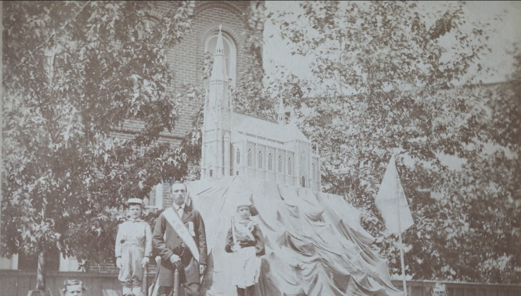 Historic photograph of Saint Louis King parish