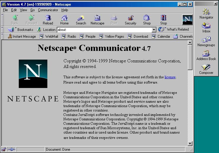 netscape browser